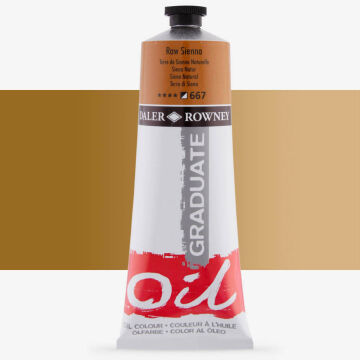 Daler Rowney Graduate Yağlı Boya 200 ml Raw Sienna 667