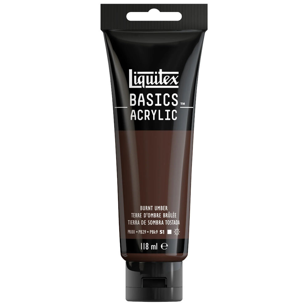 Liquitex Basics Akrilik Boya 118 ml Burnt Umber 128