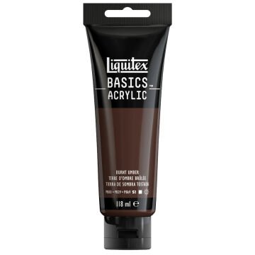 Liquitex Basics Akrilik Boya 118 ml Burnt Umber 128