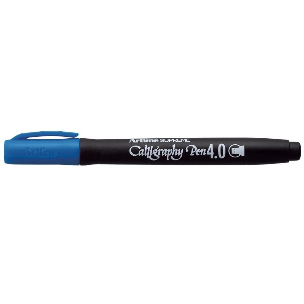 Artline Supreme Kaligrafi Kalemi Düz Uç 4 mm Mavi Epf-244