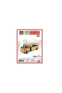 Südor Ahşap Maket Otobüs Ürün Ölçüsü 195x90x75 Mm Kod: Md1-03