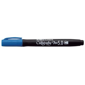 Artline Supreme Kaligrafi Kalemi Düz Uç 5 mm Mavi Epf-245