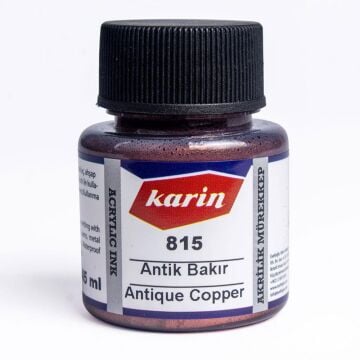 Karin Akrilik Mürekkep 45ml 815 Antik Bakır