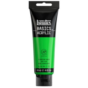 Liquitex Basics Akrilik Boya 118 ml Fluorescent Green 985