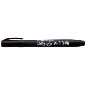 Artline Supreme Kaligrafi Kalemi Düz Uç 5 mm Siyah Epf-245