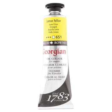 Daler Rowney Georgian Yağlı Boya 38 ml Lemon Yellow 651