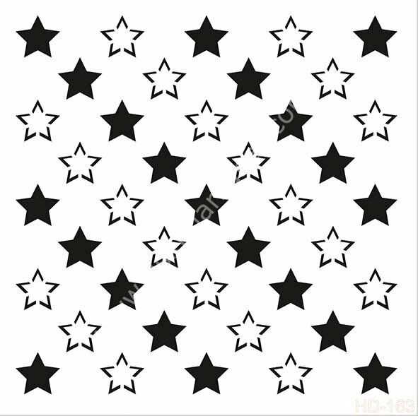 Cadence Home Decor Mobilya - Duvar Stencil 45x45cm HD-163
