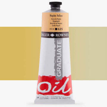Daler Rowney Graduate Yağlı Boya 200 ml Naples Yellow 635