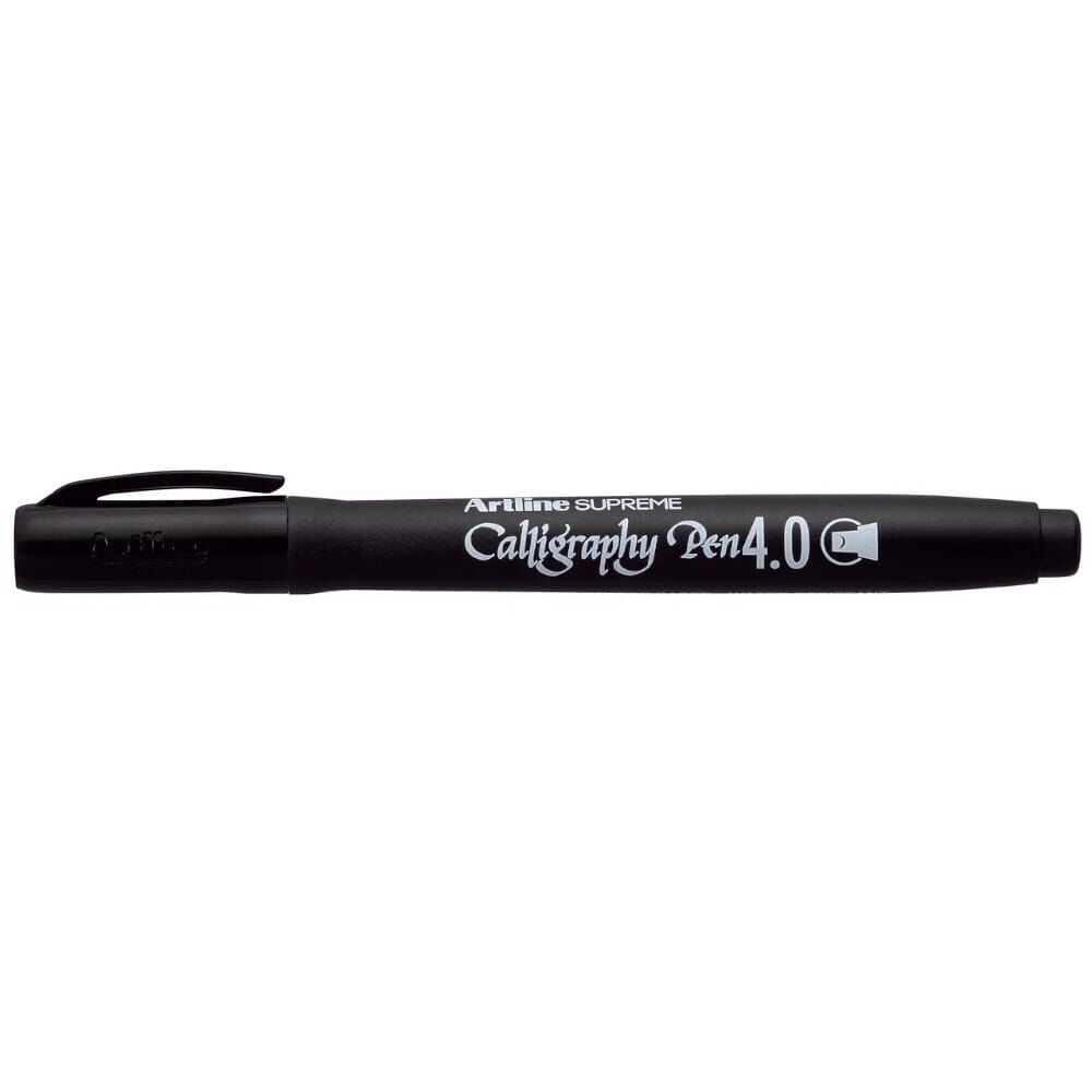 Artline Supreme Kaligrafi Kalemi Düz Uç 4 mm Siyah Epf-244