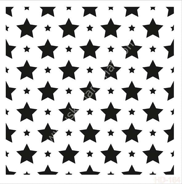 Cadence Home Decor Mobilya - Duvar Stencil 45x45cm HD-164