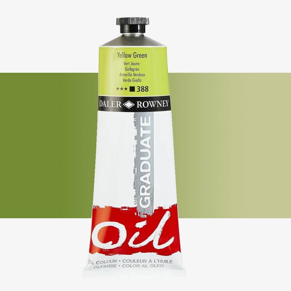 Daler Rowney Graduate Yağlı Boya 200 ml Yellow Green 388
