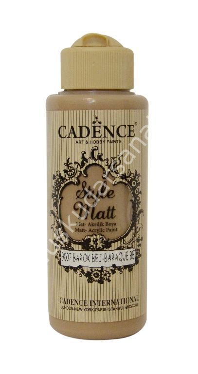 Cadence Style Matt Akrilik Boya 120ml 9007 Barok Bej Baroque beige