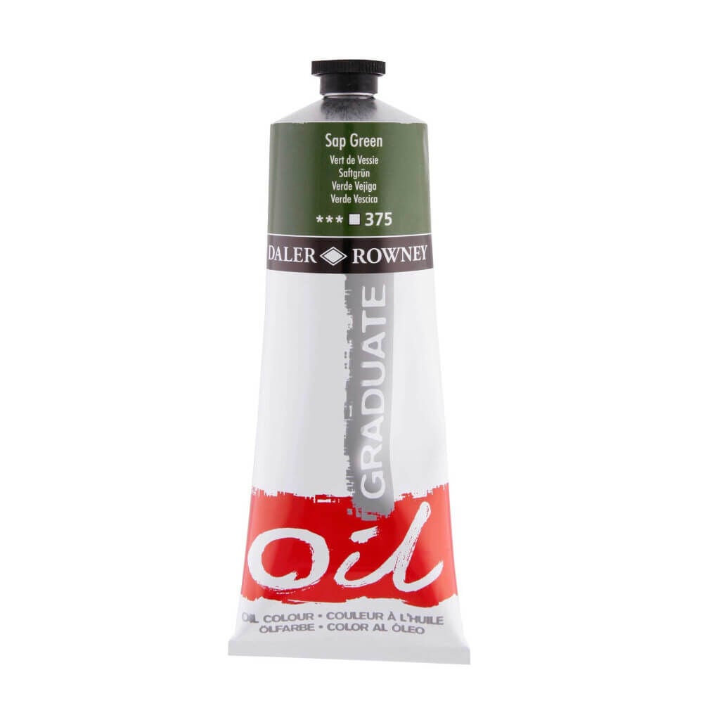 Daler Rowney Graduate Yağlı Boya 200 ml Sap Green 375