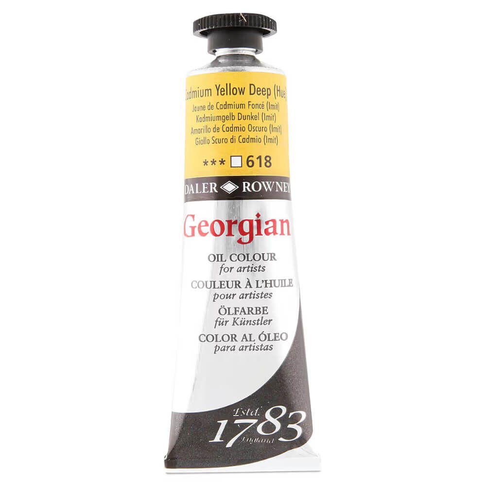 Daler Rowney Georgian Yağlı Boya 38 ml Cadmium Yellow Deep Hue 618