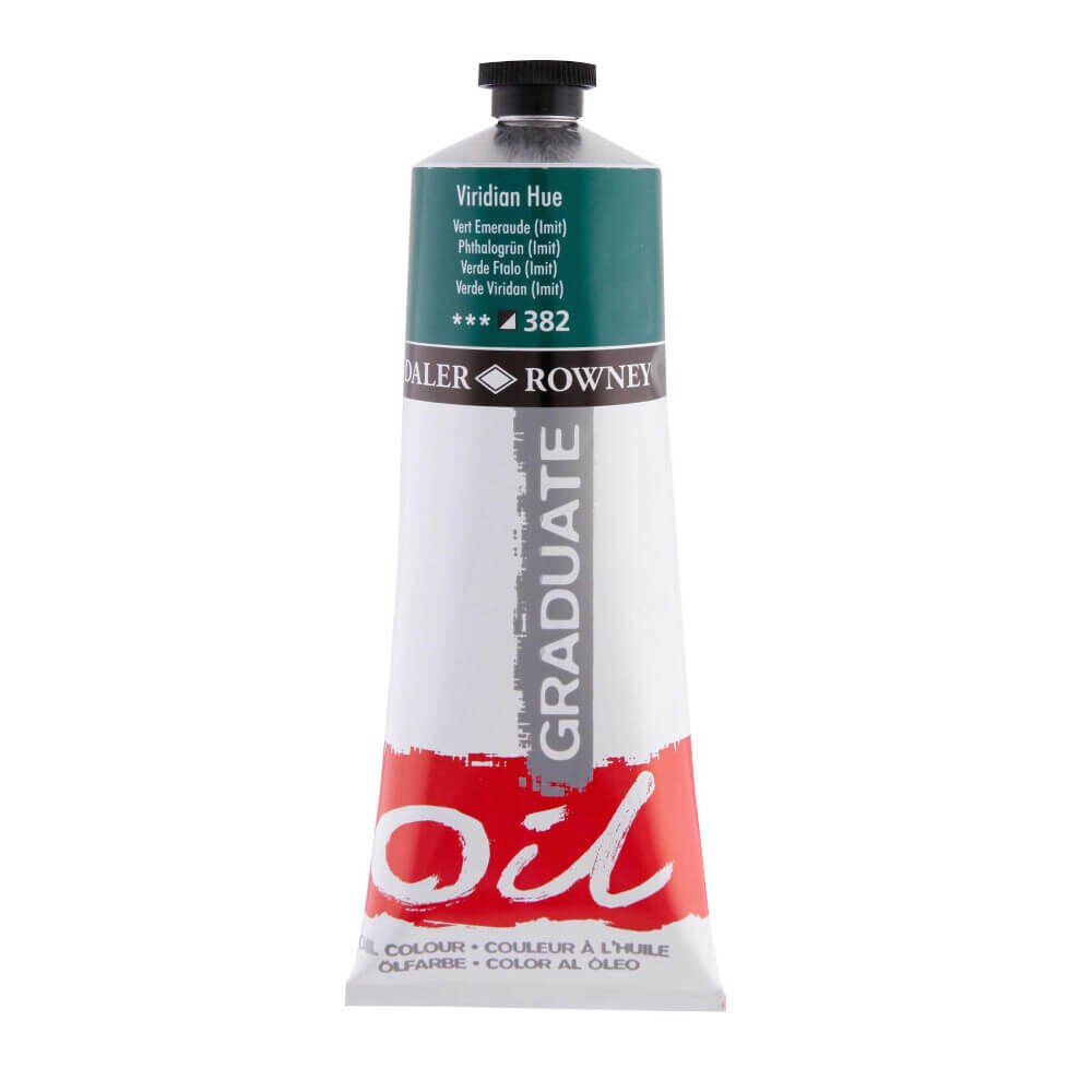 Daler Rowney Graduate Yağlı Boya 200 ml Viridian Hue 382