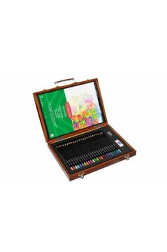 Derwent Academy 27'li Kuruboya Set Ahşap Kutu