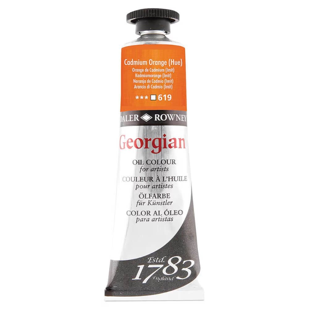 Daler Rowney Georgian Yağlı Boya 38 ml Cadmium Orange Hue 619