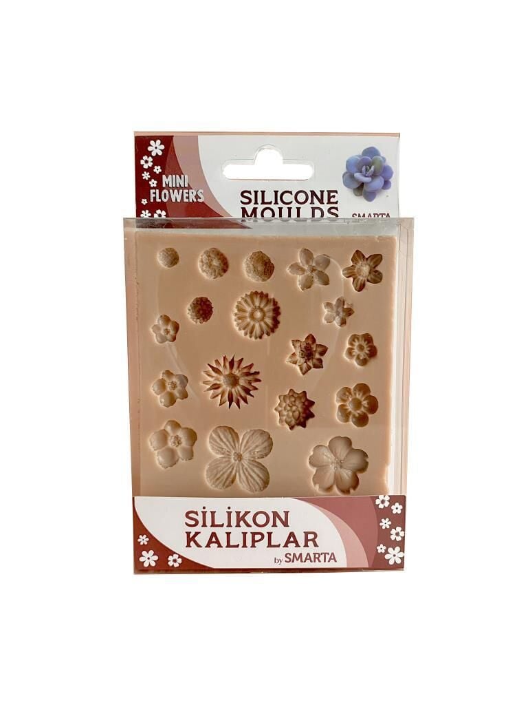Smarta Silikon Kalıplar Minik Çiçekler 3010