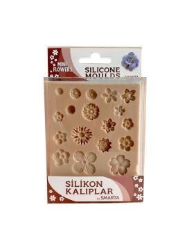 Smarta Silikon Kalıplar Minik Çiçekler 3010