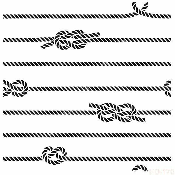 Cadence Home Decor Mobilya - Duvar Stencil 45x45cm HD-170