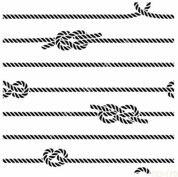Cadence Home Decor Mobilya - Duvar Stencil 45x45cm HD-170