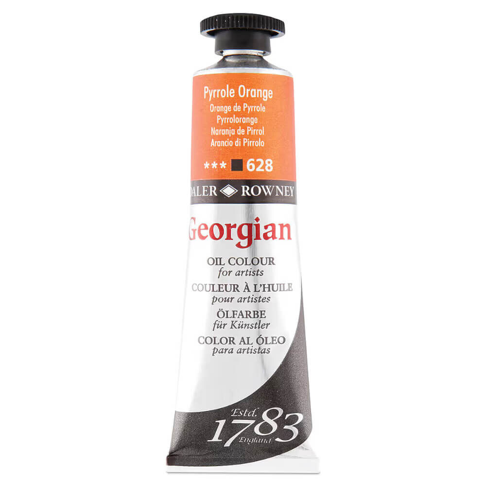 Daler Rowney Georgian Yağlı Boya 38 ml Pyrrole Orange (Chrome Orange Deep) 628