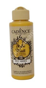 Cadence Style Matt Akrilik Boya 120ml 9012 Amber amber