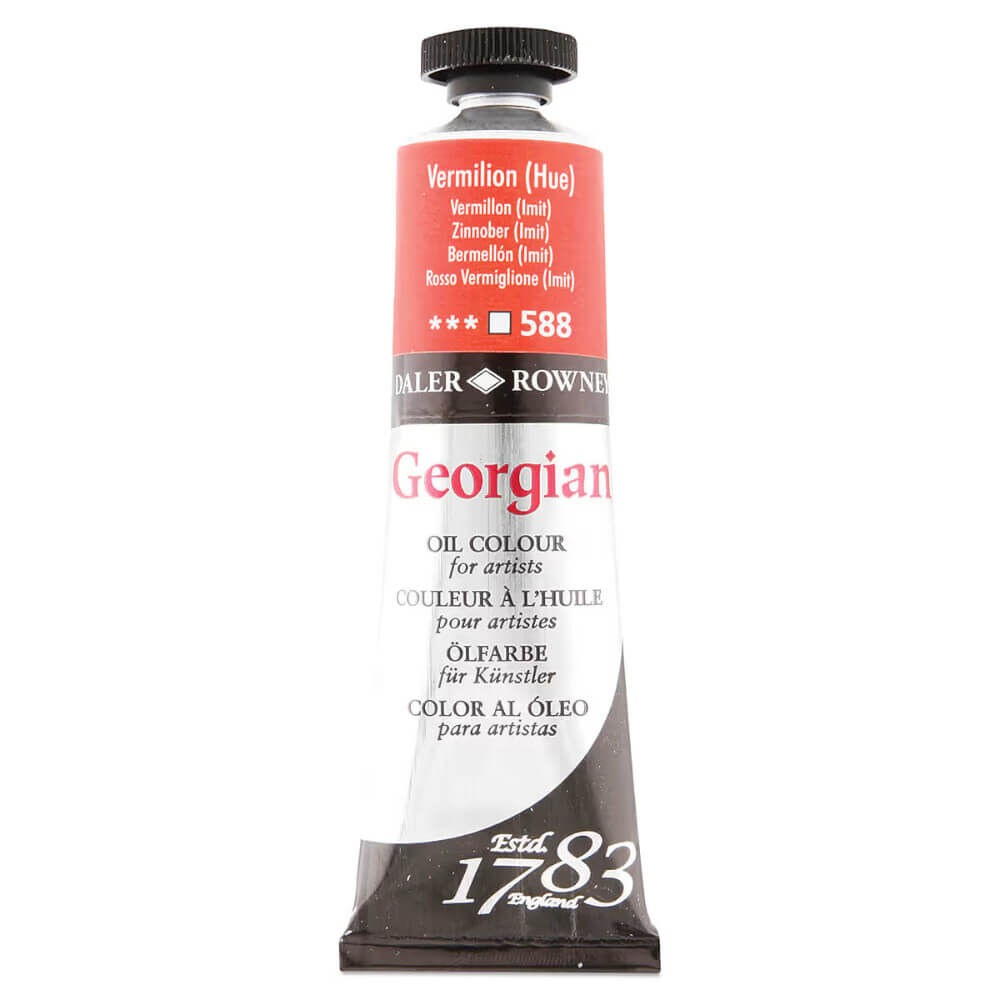 Daler Rowney Georgian Yağlı Boya 38 ml Vermilion Hue 588