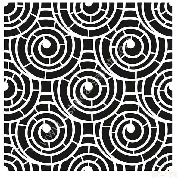 Cadence Home Decor Mobilya - Duvar Stencil 45x45cm HD-172