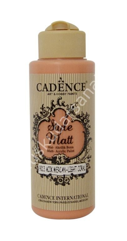 Cadence Style Matt Akrilik Boya 120ml 9013 Açık mercan Light coral