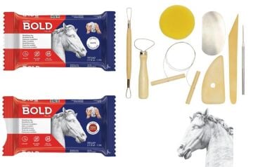 Smarta Seramik Hamuru Seti 2x500gr + başlangıç kiti