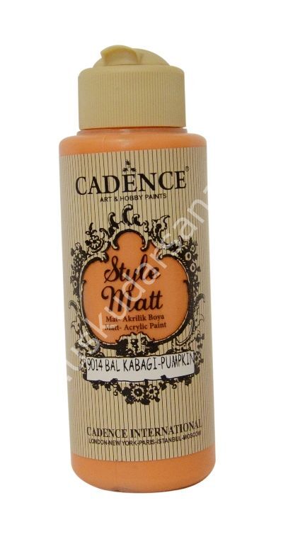 Cadence Style Matt Akrilik Boya 120ml 9014 Bal kabağı Pumpkin