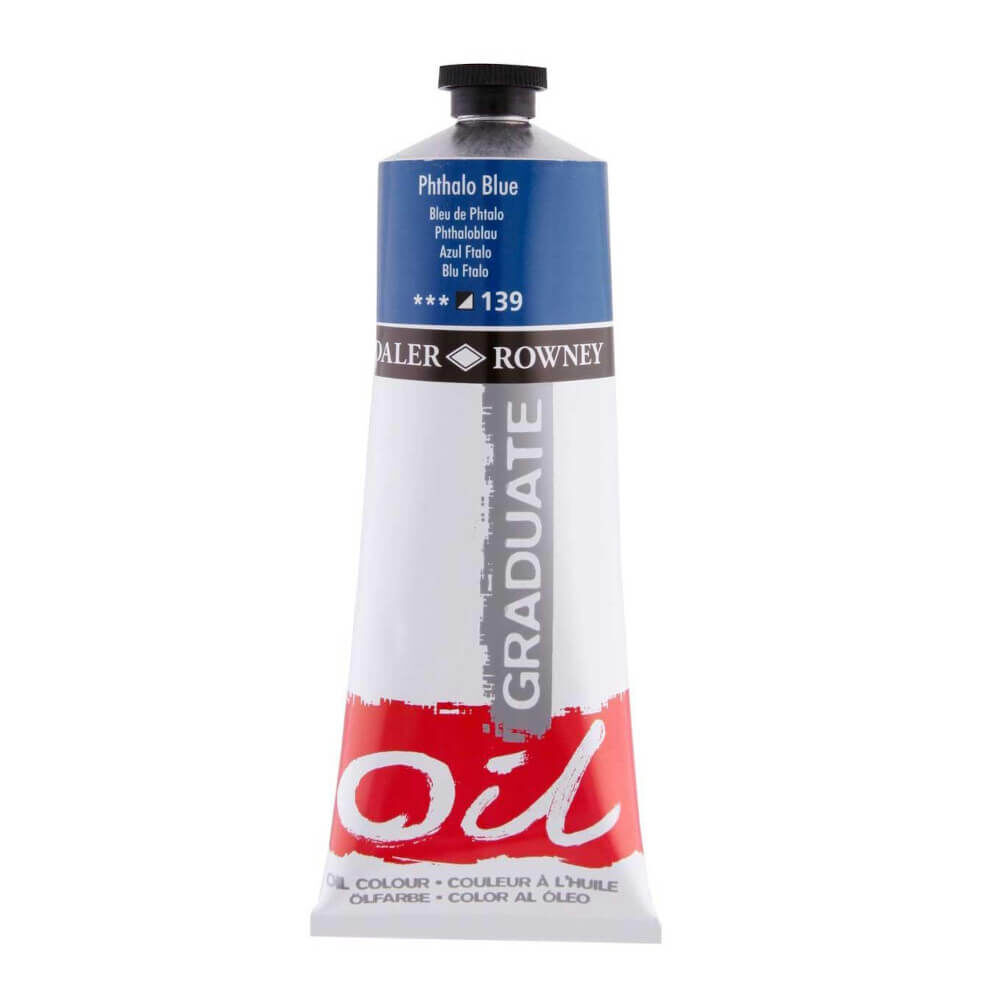 Daler Rowney Graduate Yağlı Boya 200 ml Phthalo Blue 139