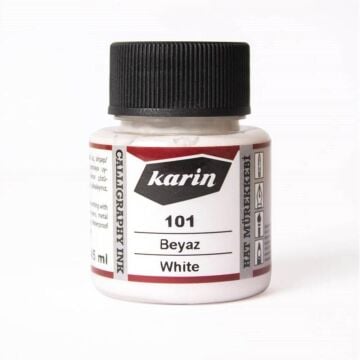 Karin Hat Mürekkebi 45 ml 101 Beyaz