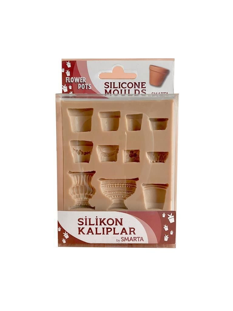 Smarta Silikon Kalıplar Saksılar 3002