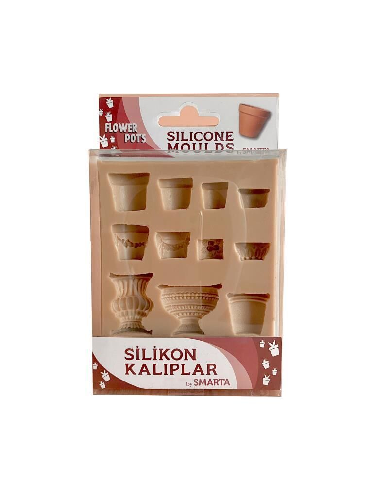 Smarta Silikon Kalıplar Saksılar 3002