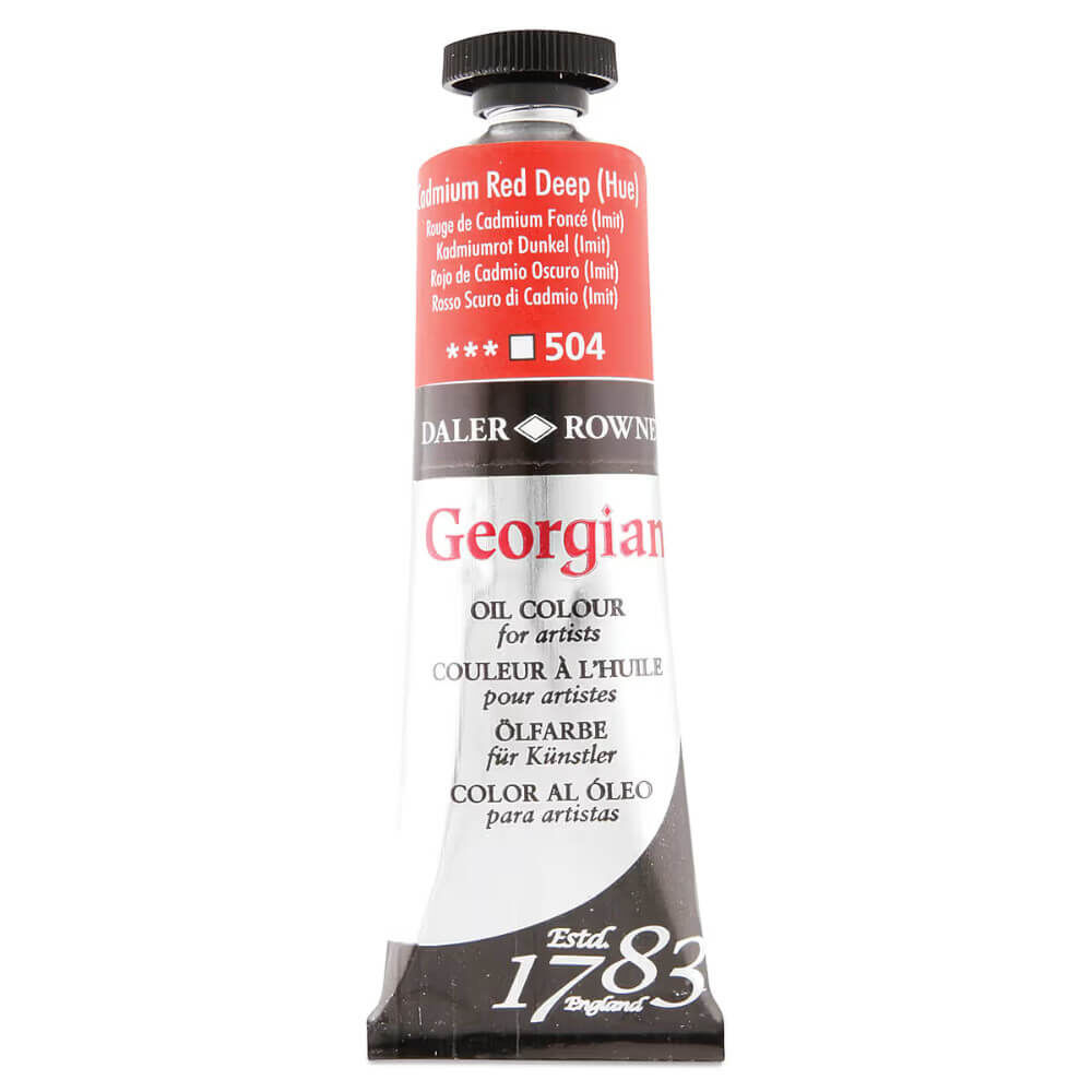 Daler Rowney Georgian Yağlı Boya 38 ml Cadmium Red Deep Hue 504