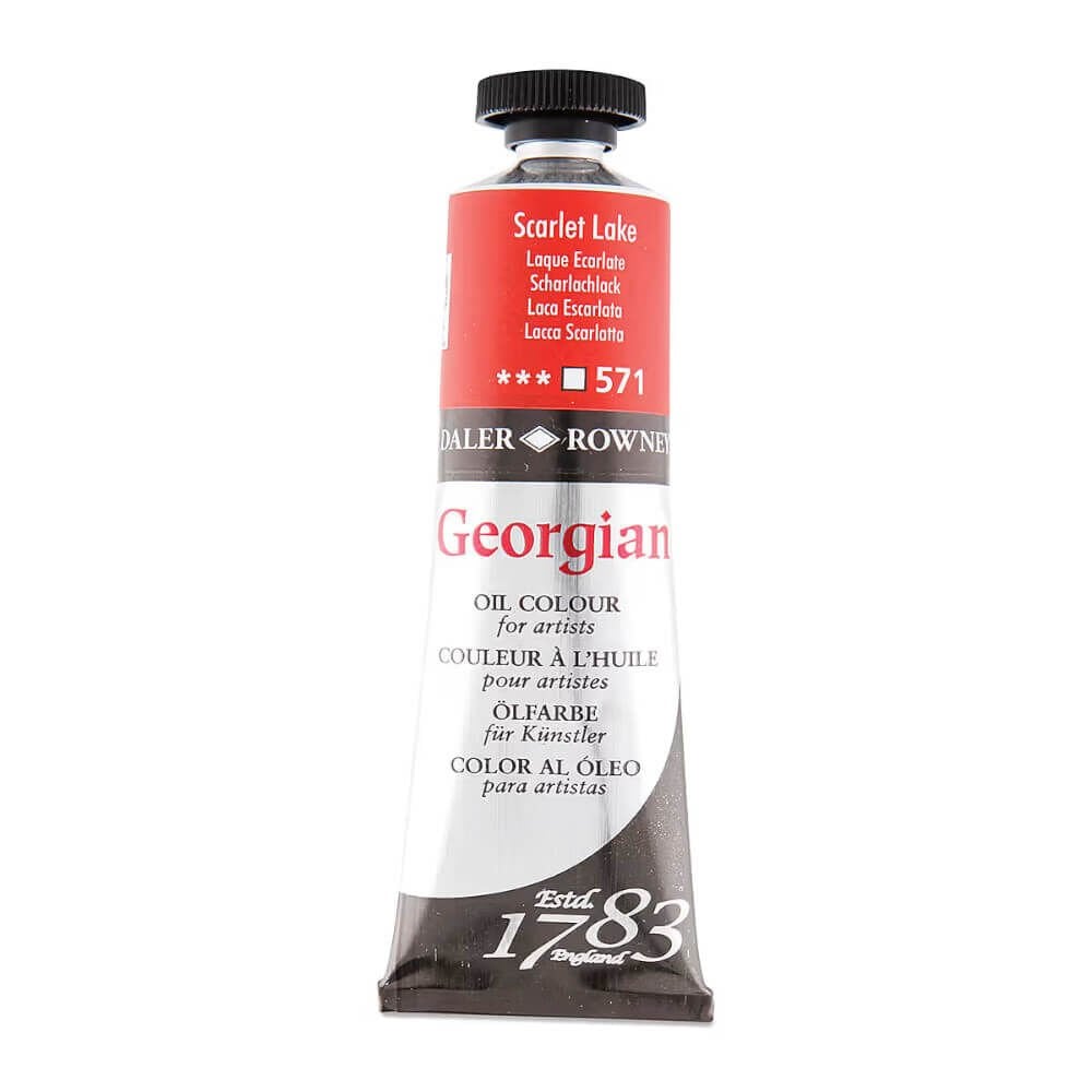 Daler Rowney Georgian Yağlı Boya 38 ml Scarlet Lake 571