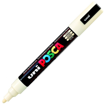 Uni-ball Posca Su Bazlı Marker PC-5M Orta  Fildişi