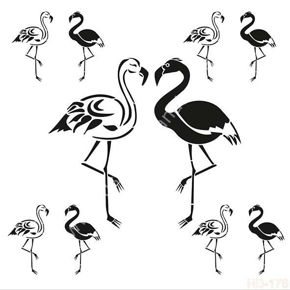 Cadence Home Decor Mobilya - Duvar Stencil 45x45cm HD-176