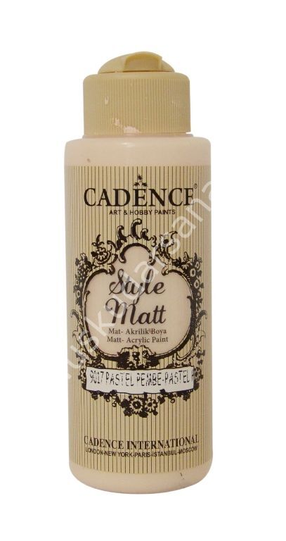 Cadence Style Matt Akrilik Boya 120ml 9017 Pastel pembe Pastel pink