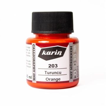 Karin Hat Mürekkebi 45 ml 203 Turuncu