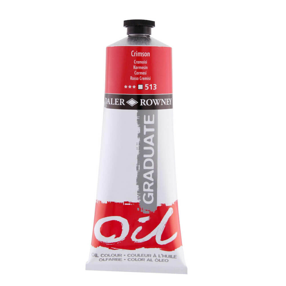Daler Rowney Graduate Yağlı Boya 200 ml Crimson 513