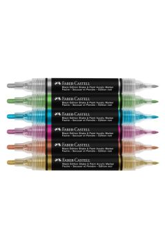 Faber Castell Shake&Paint Akrilik Marker 6 Lı Metalik 285517