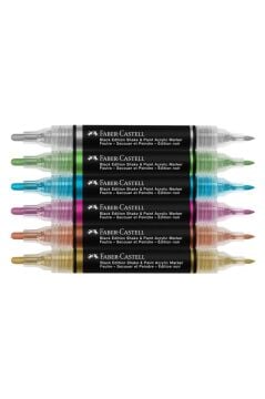 Faber Castell Shake&Paint Akrilik Marker 6 Lı Metalik 285517