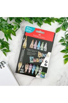 Faber Castell Shake&Paint Akrilik Marker 6 Lı Metalik 285517