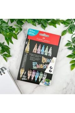 Faber Castell Shake&Paint Akrilik Marker 6 Lı Metalik 285517