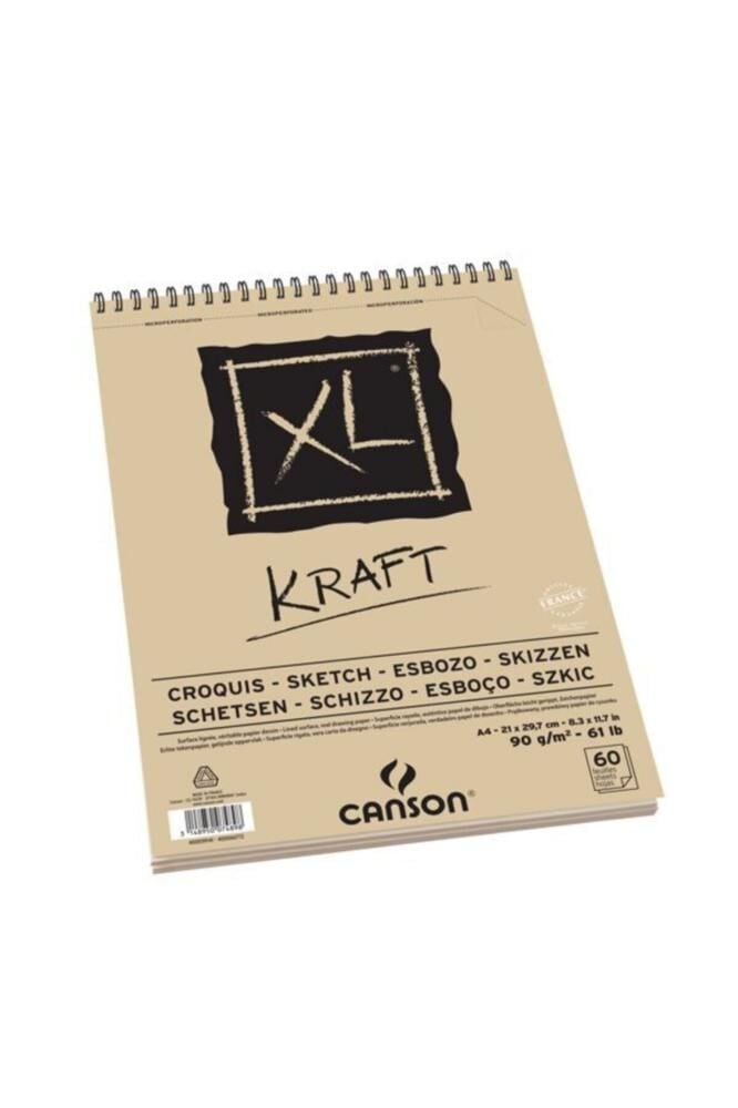 Canson XL Kraft Defter - A4 - 90gr - 60 Yaprak