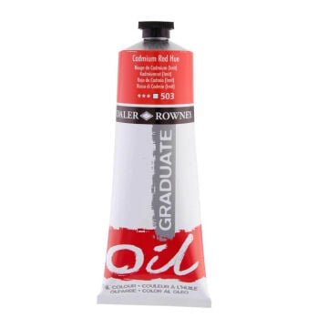 Daler Rowney Graduate Yağlı Boya 200 ml Cadmium Red Hue 503