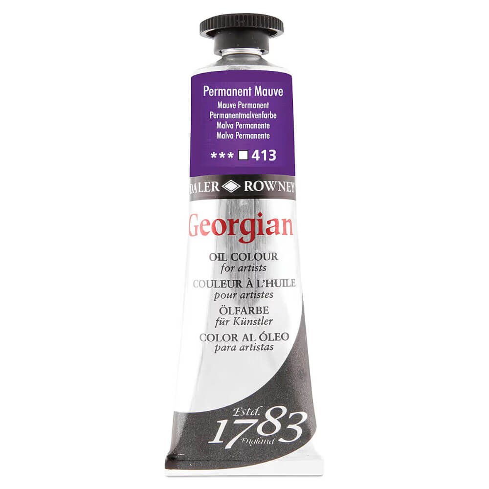 Daler Rowney Georgian Yağlı Boya 38 ml Permanent Mauve 413